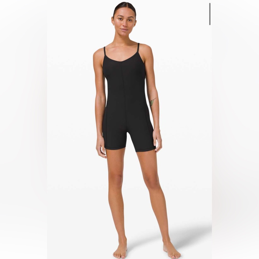 Ribbed Contoured Unitard 6” - Picture 1 of 10